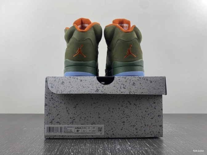 Reps TBK Air Jordan 5 DD0587-308 Olive 0715